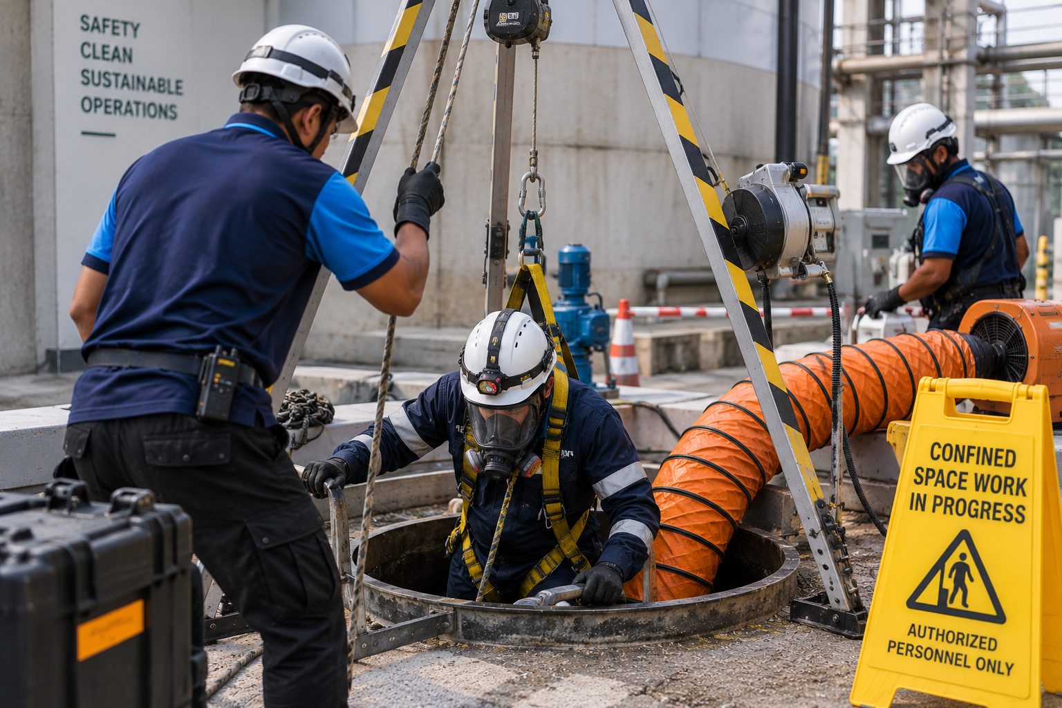 Confined Space Cleaning