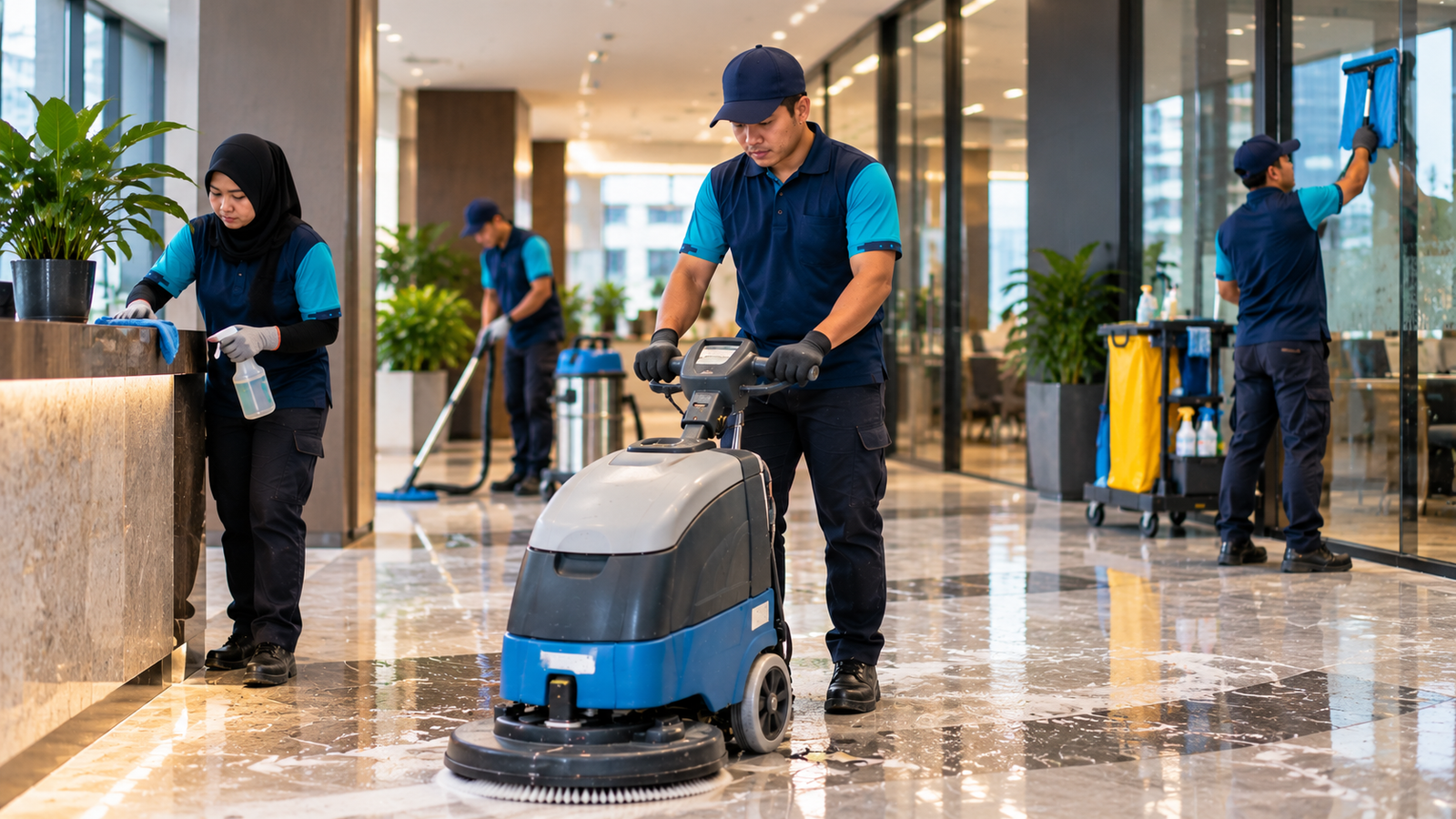 Commercial cleaning projects across Malaysia.